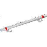 Колесоотбойник металлический на опорах К-3